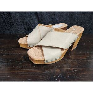 Korks Lynda Tan Chunky Platform Sandal/Sz. 10M NWOB